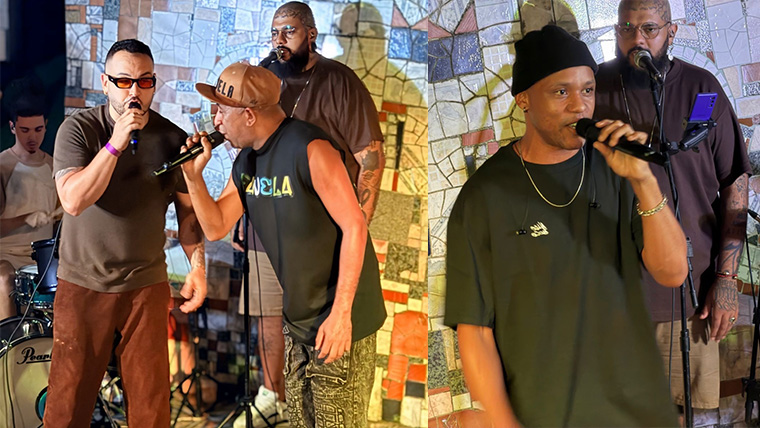 Cantor Ralf grava audiovisual no Vidigal cercado por amigos, família e grandes da música Música